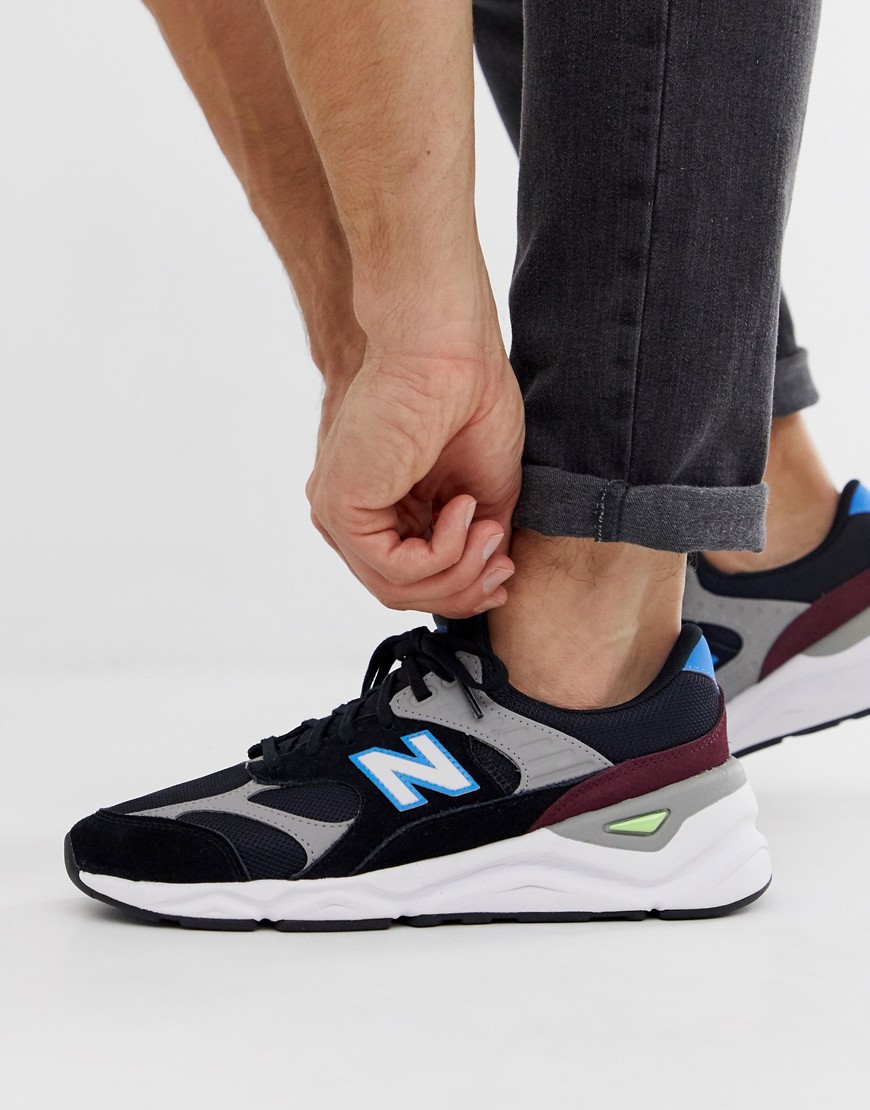 New Balance X90 trainers in black