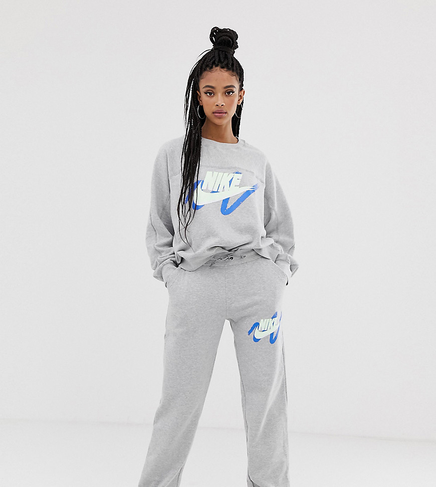 Nike Archive Exclusive To ASOS Grey Scribble Logo Joggers
