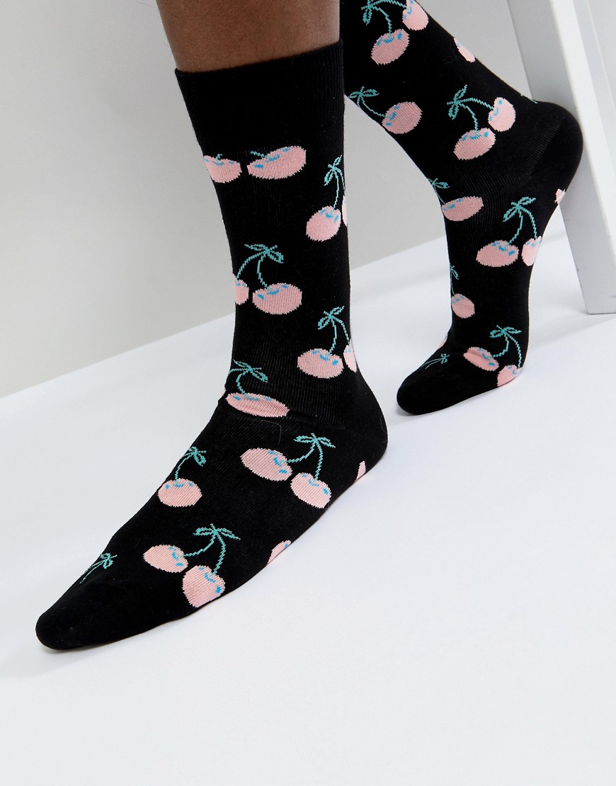 Happy Socks Cherry Print Socks