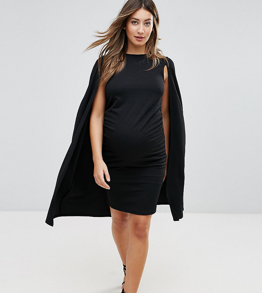 Платье с кружевным краем Bluebelle Maternity - Черный 