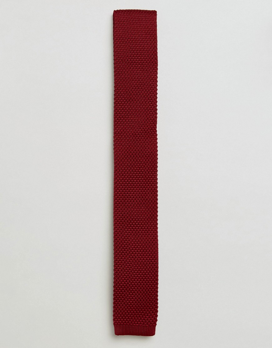 Gianni Feraud Knitted Tie - Red