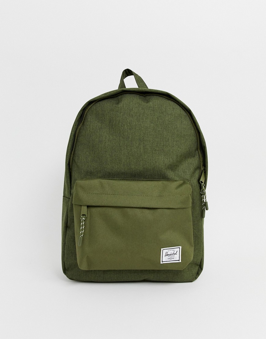 Herschel Supply Co Classic 24l backpack in crosshatch khaki