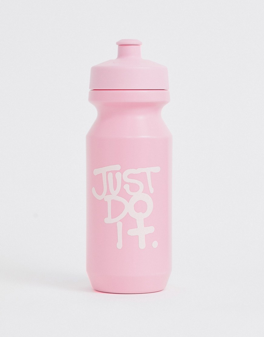 Nike Training just do it 625ml water bottle in pink