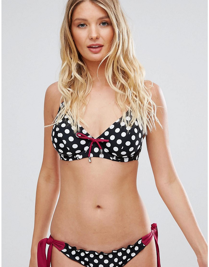 Pour Moi Starboard Spot Underwired Bikini Top C-G Cup