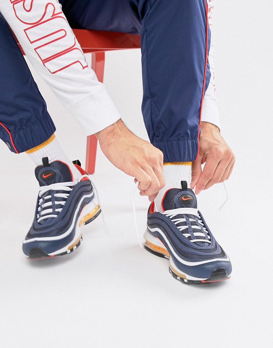 Nike Air Max 97 Trainers In Navy