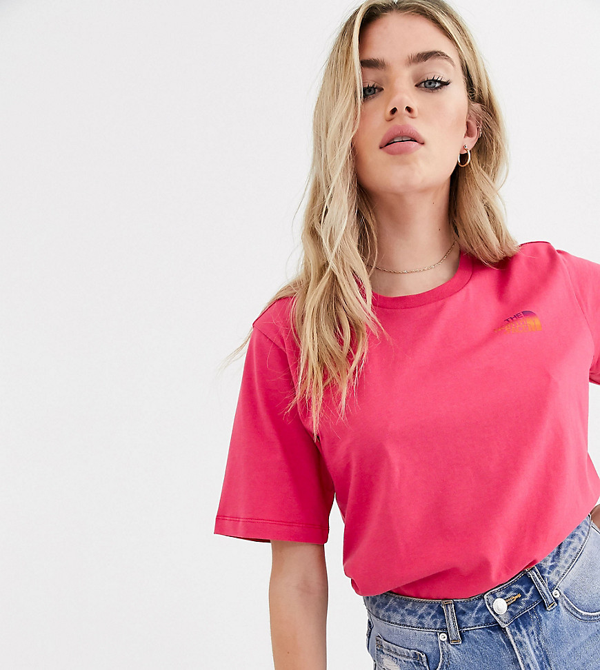 The North Face Boyfriend Simple Dome t-shirt in pink