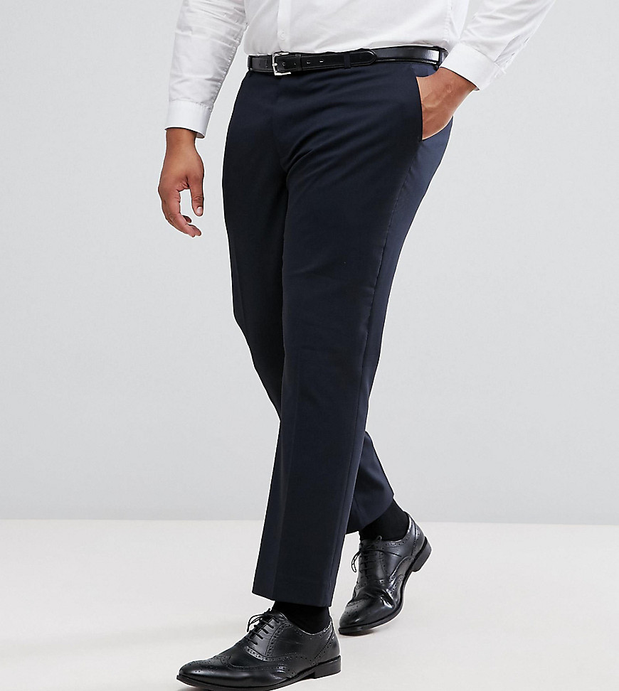 Harry Brown PLUS Plain Stretch Slim Suit Trousers