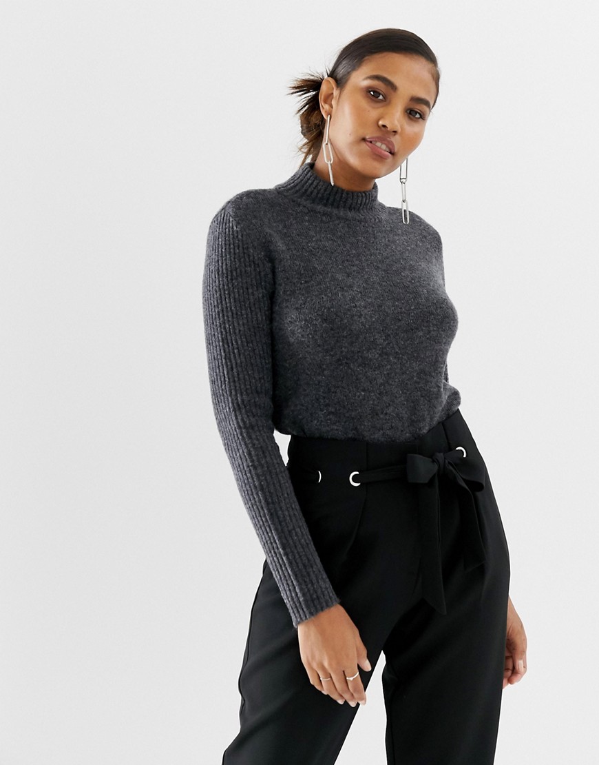 Y.A.S high neck knitted jumper