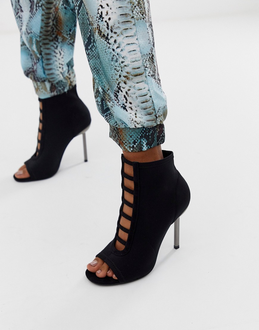 ASOS DESIGN Paramount knitted heels