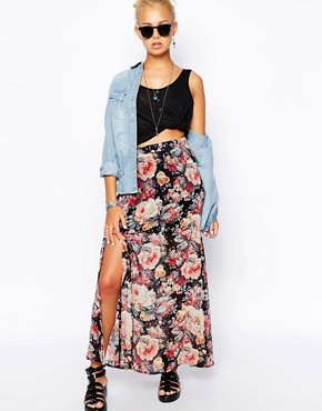 Glamorous floral maxi skirt at Asos (now reduced to £18)