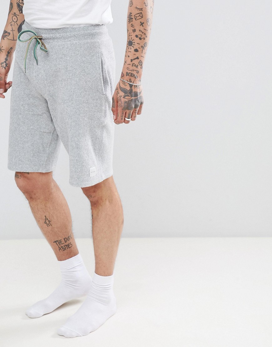 Paul Smith Lounge Towelling Shorts In Grey - Dark grey