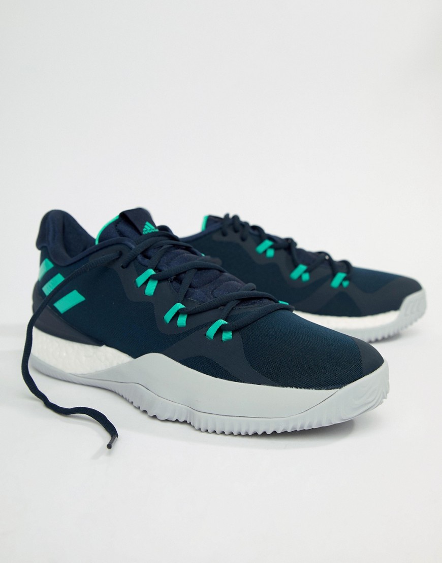 adidas Basketball Crazy Light Boost 2018 Trainers In Navy DB1068