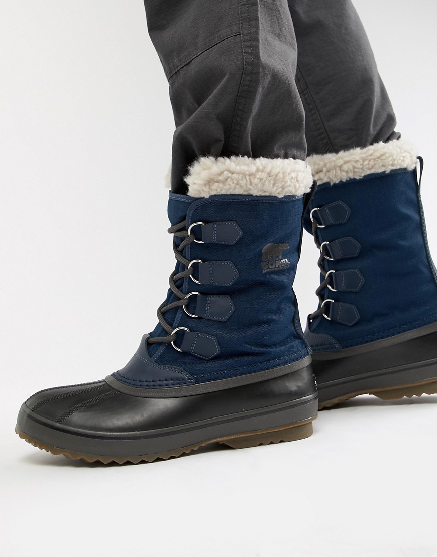 SOREL Pac nylon snow boots in blue