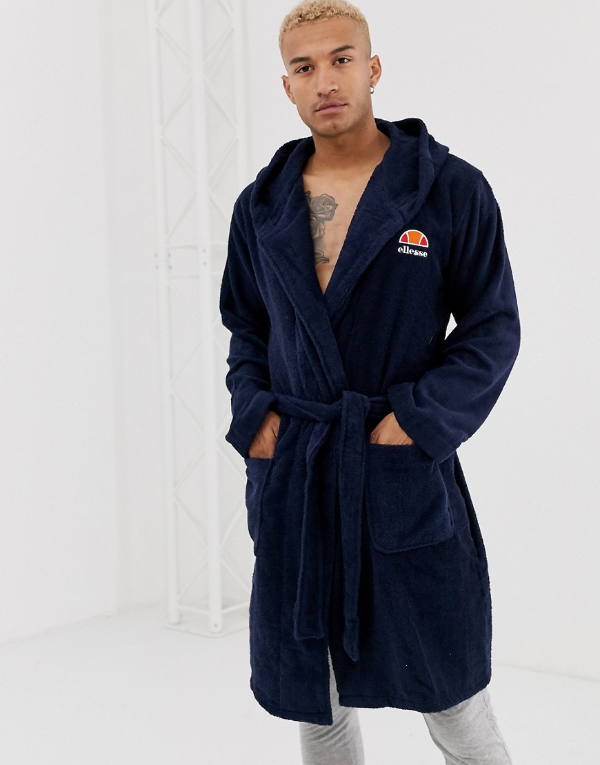 Ellesse Daride dressing gown with embroidered logo