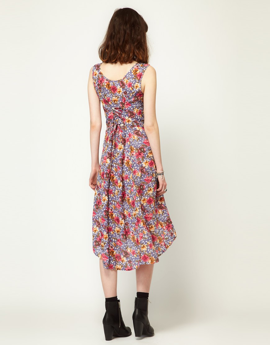 Lottie And Holly | Lottie and Holly Button Through Dress In Floral ...