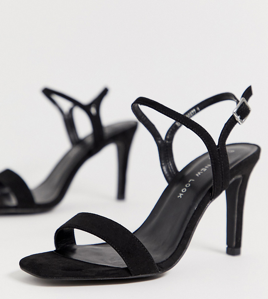New Look Wide Fit stiletto in black