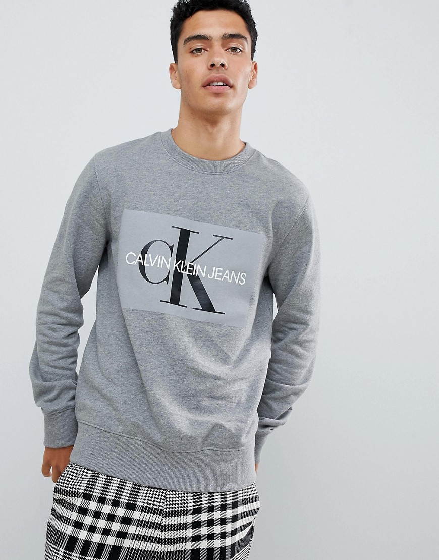 Calvin Klein Jeans 90s reissue sweatshirt grey