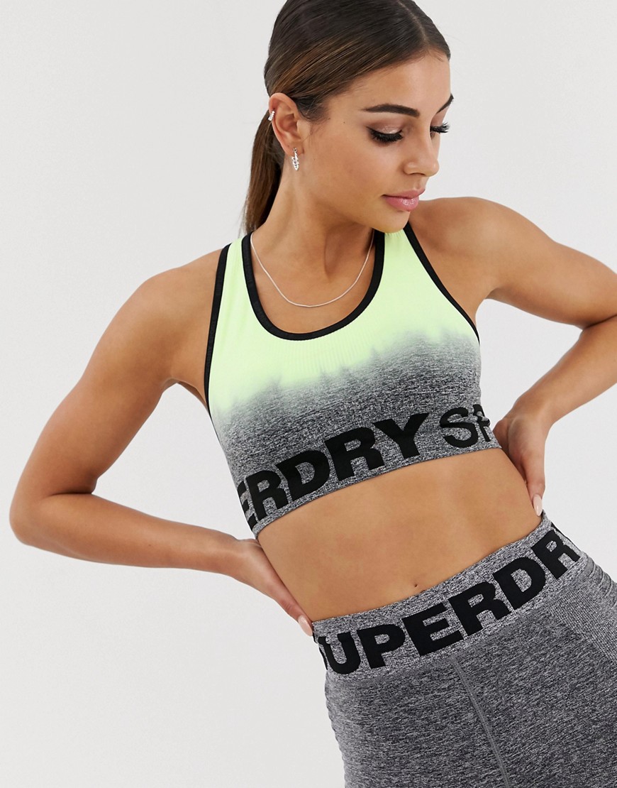 Superdry ombre seamless sports bra