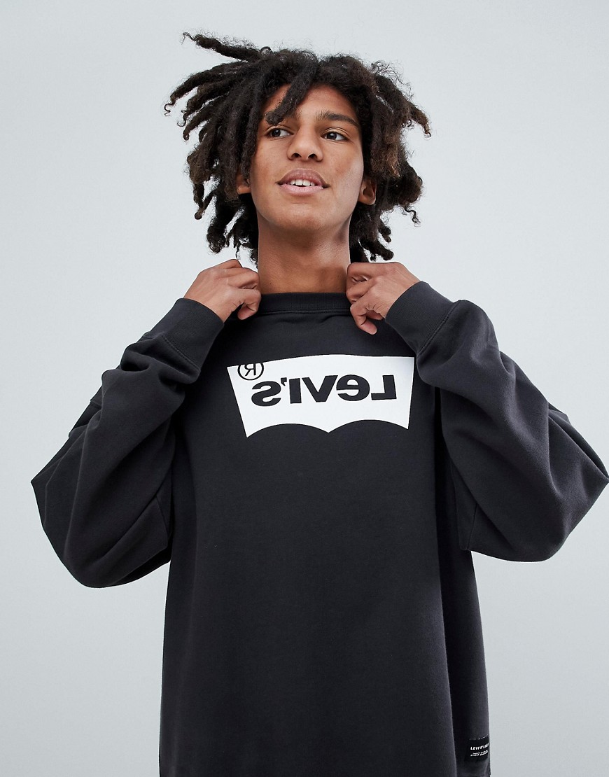 Levi's Line 8 reverse batwing sweatshirt black - Black