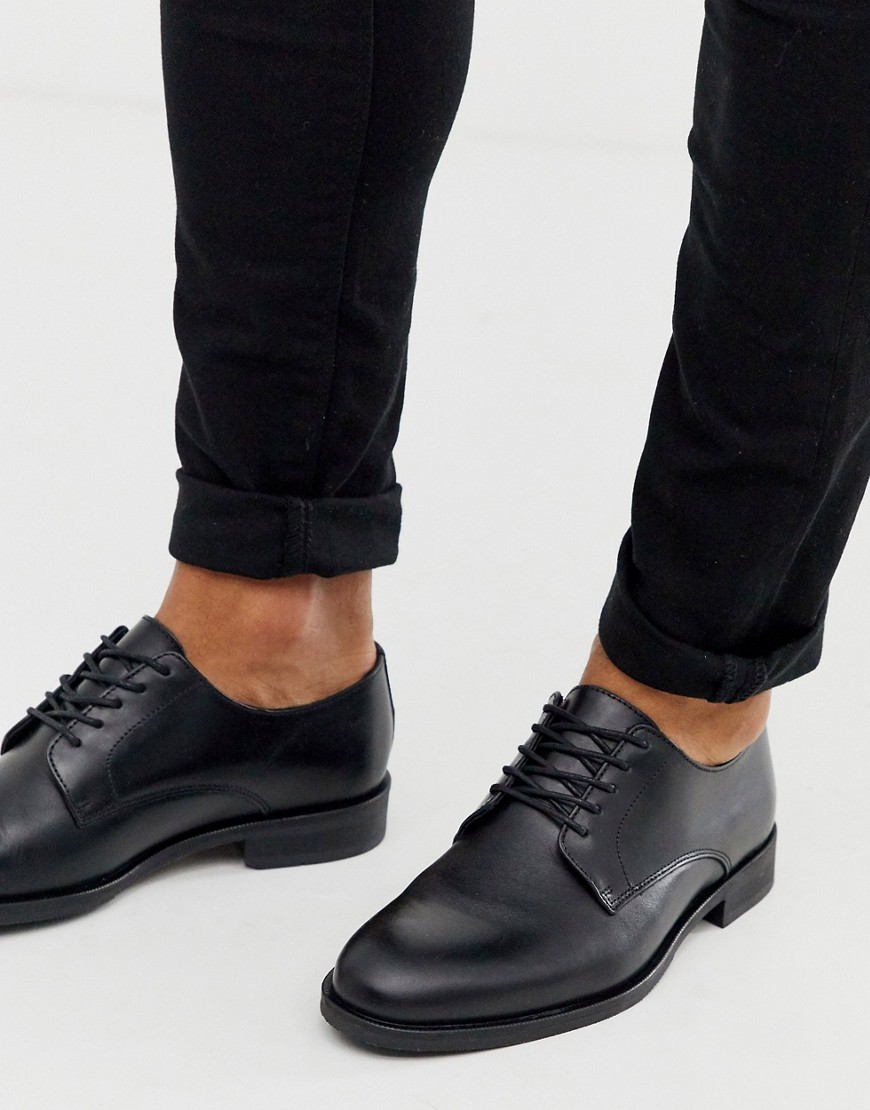 Selected Homme derby shoe in black