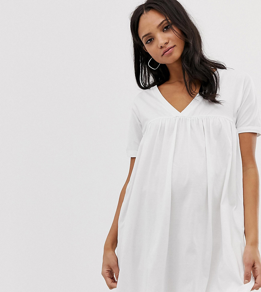 ASOS DESIGN Maternity ultimate cotton smock dress