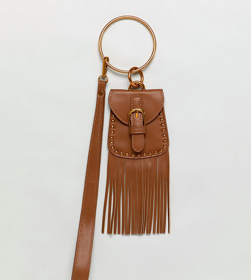 Sacred Hawk Mini Bag With Tassel