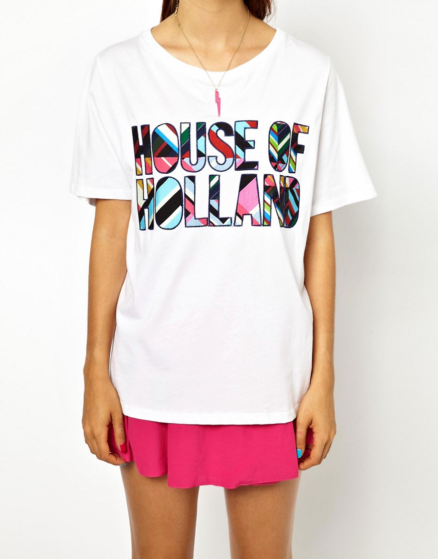 House of Holland | House of Holland Slogan T-Shirt at ASOS