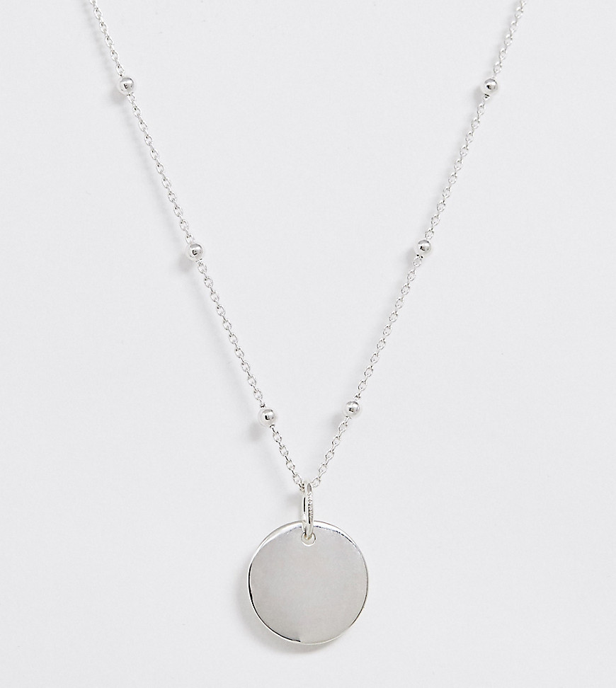 Astrid & Miyu Plated Sterling Silver Coin Necklace-gold