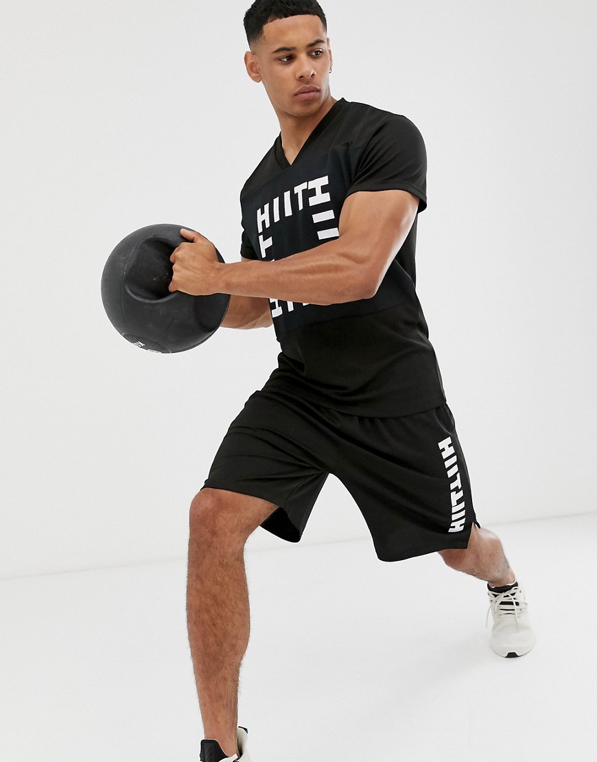 HIIT core logo shorts in black