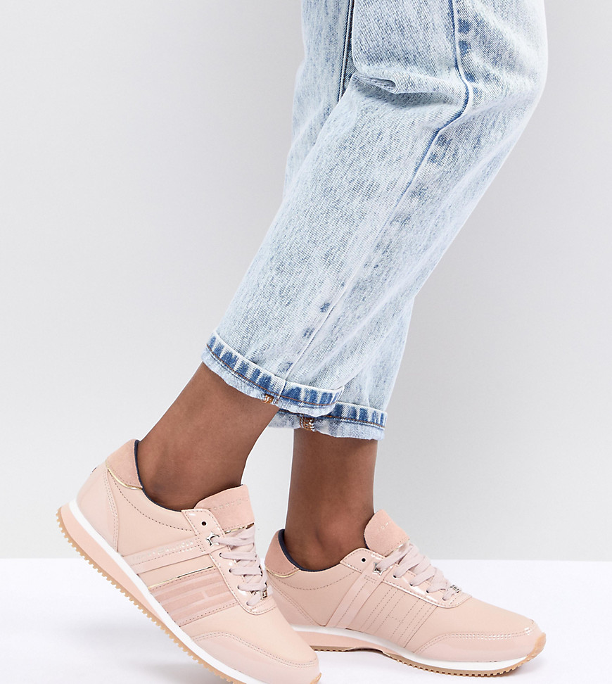 Tommy Hilfiger Leather Runners - Dusty rose
