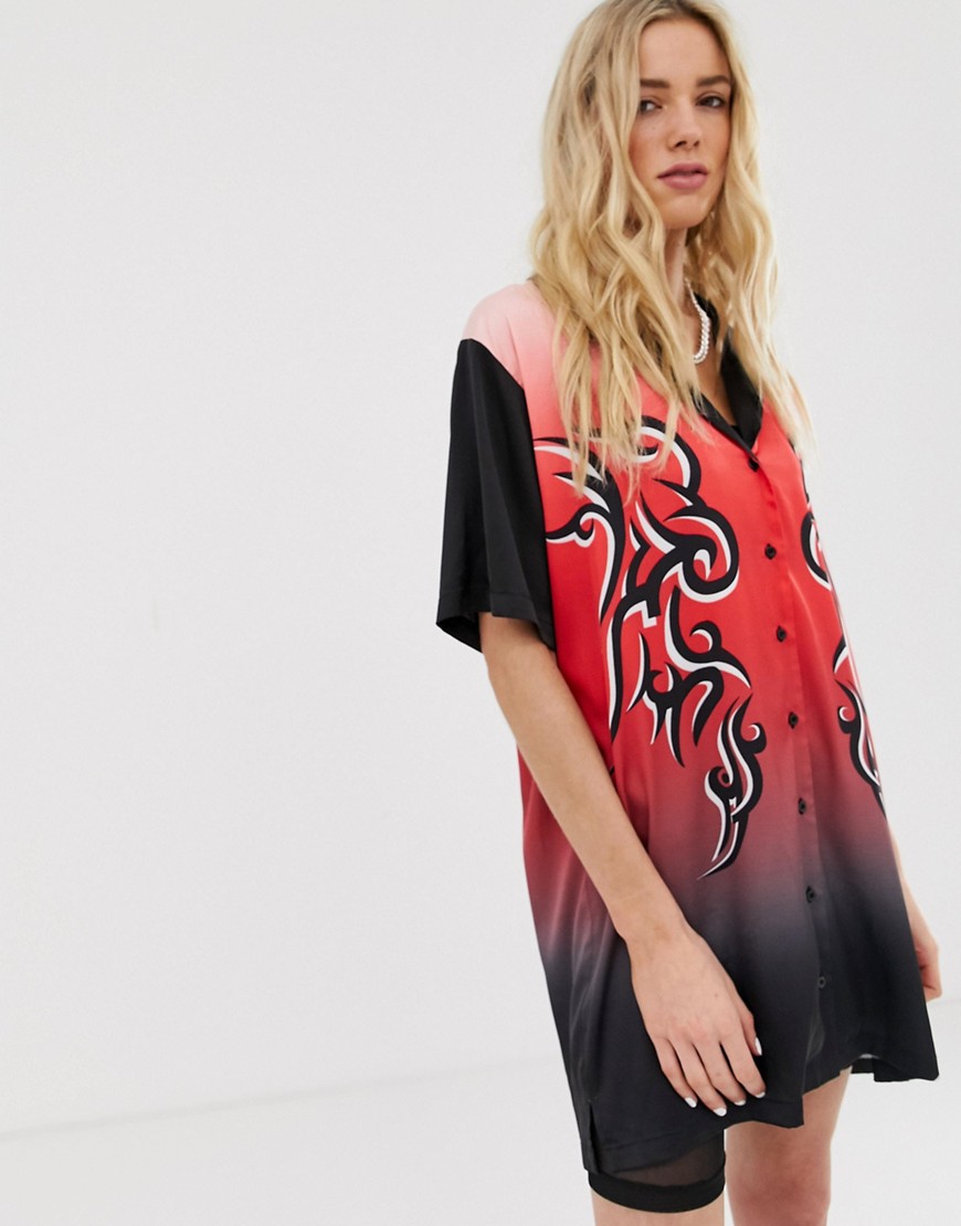 The Ragged Priest shirt dress with ombre print