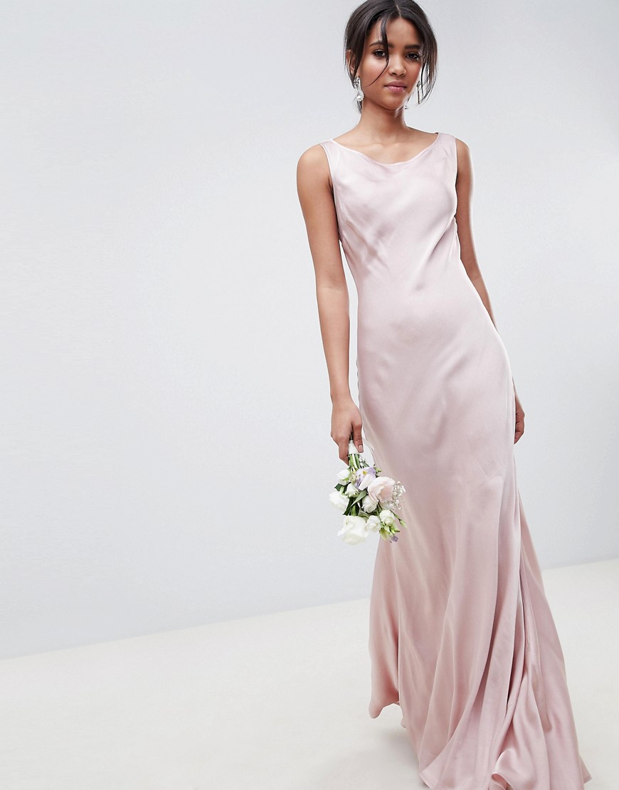 Ghost bridesmaid maxi dress in boudior pink