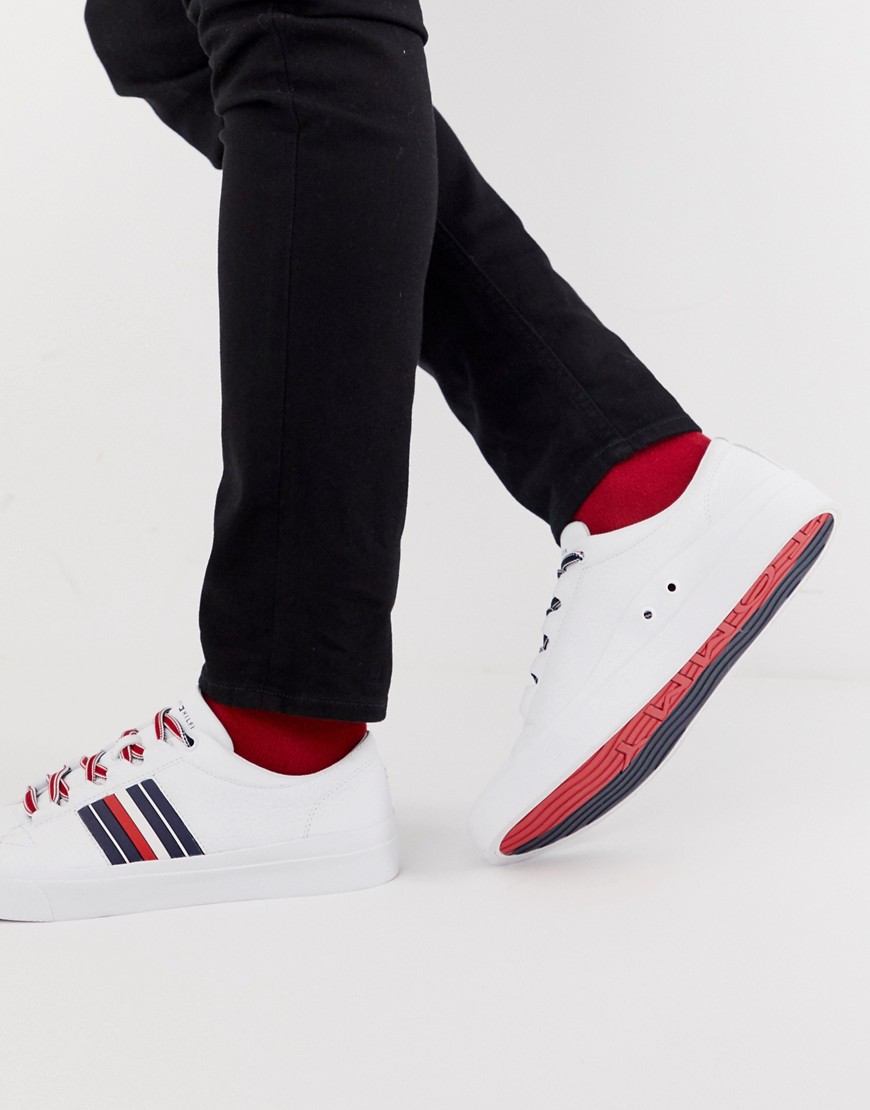 Tommy Hilfiger Corporate Stripe Leather 