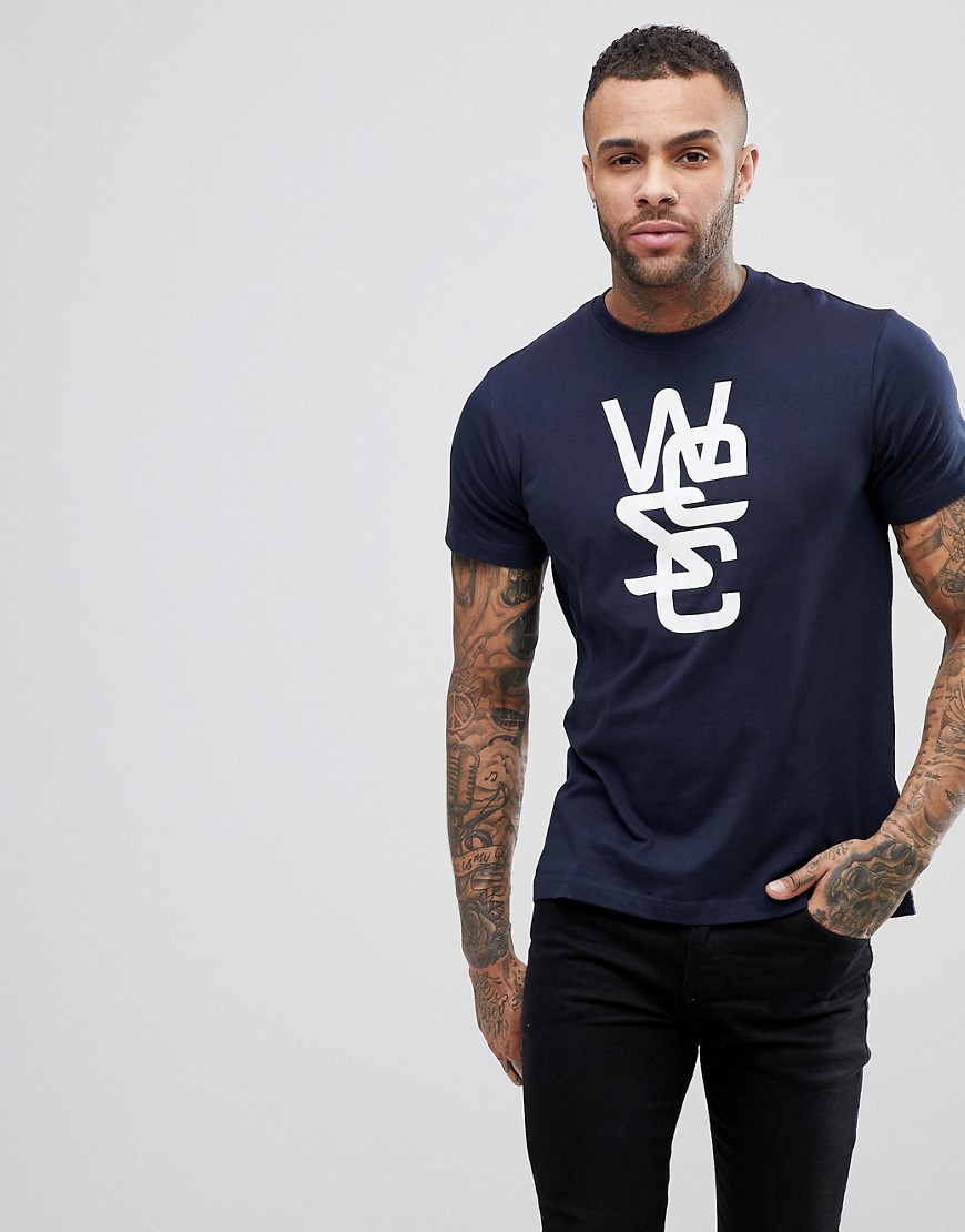 WeSC Overlay T-Shirt - Navy