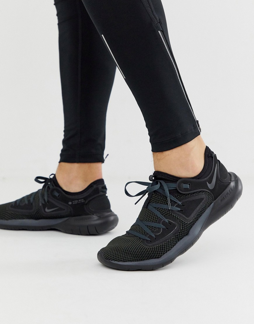 Nike Running Flex 2019 trainers in triple black
