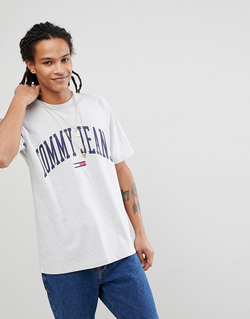 Tommy Jeans Collegiate Capsule T-Shirt in Grey
