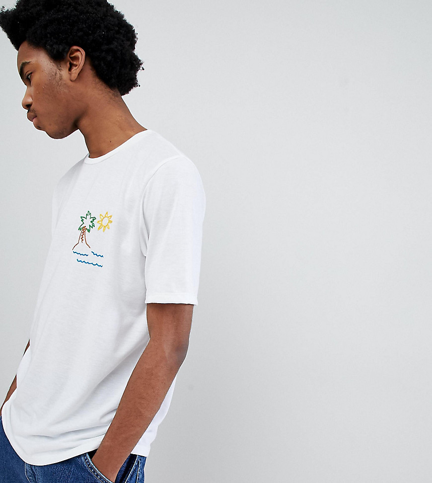 ASOS Made In Kenya T-Shirt With Palm Tree Hand Embroiderd
