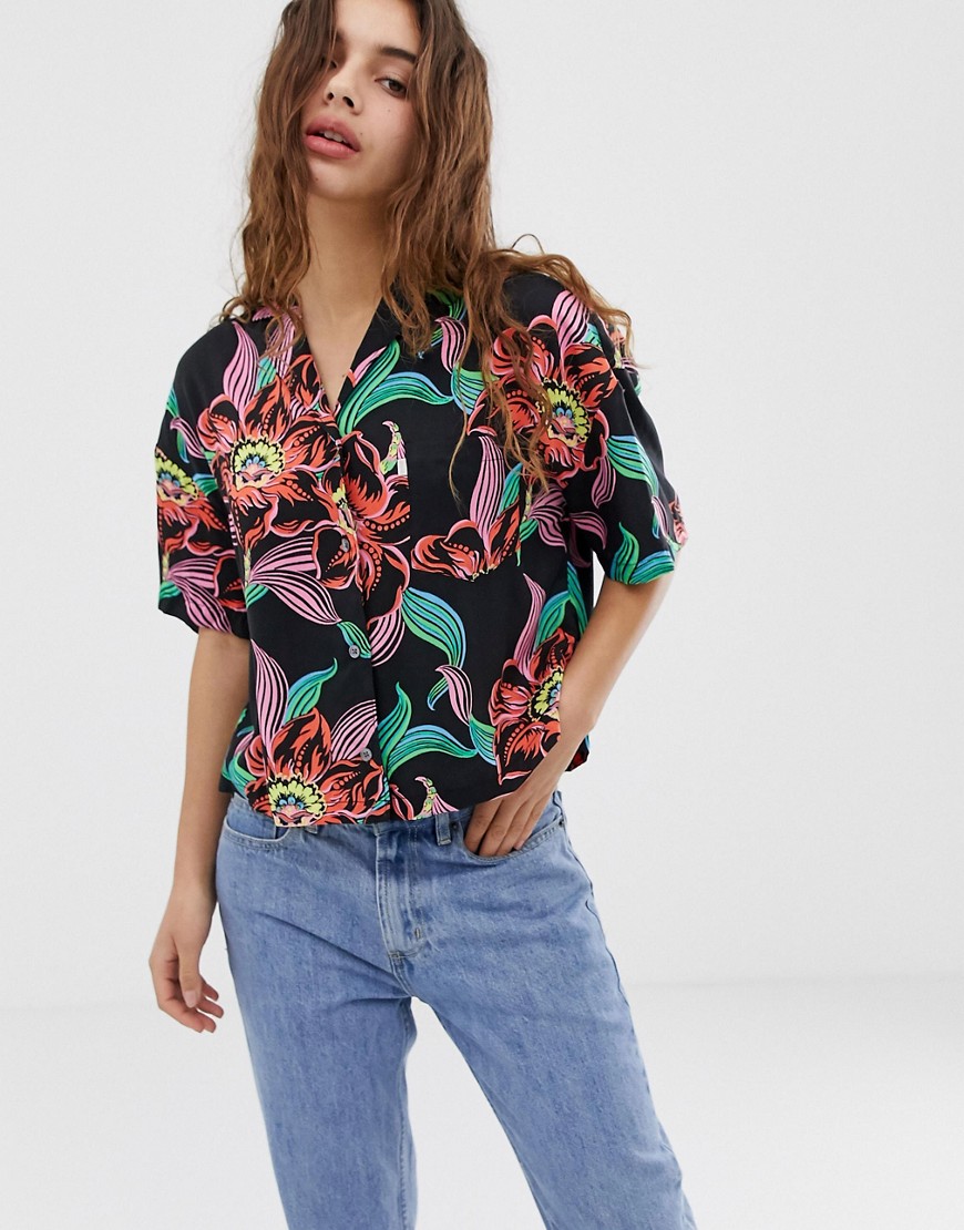 Levi's Mahina shirt in tropical print