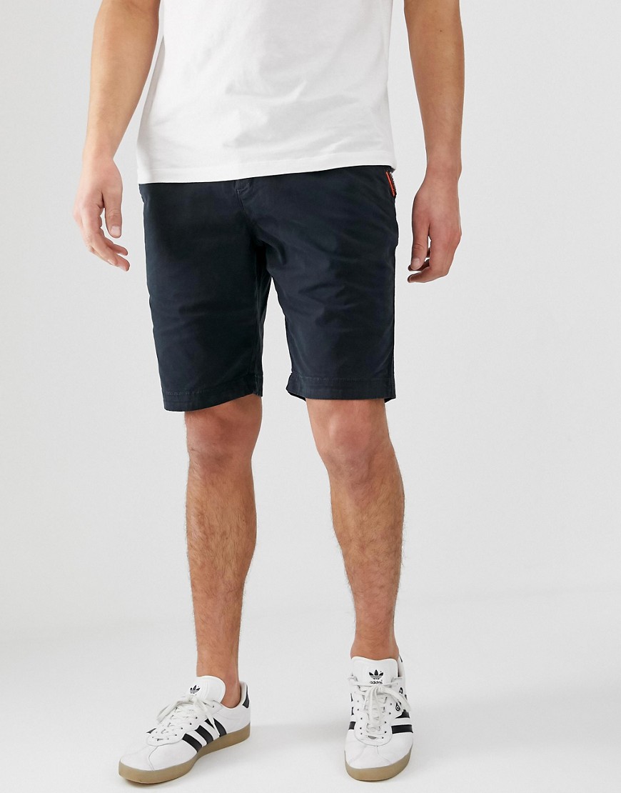 Superdry chino shorts in navy