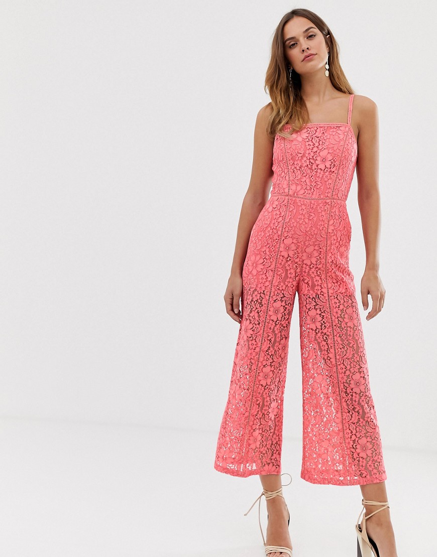 French Connection Helenie lace jumpsuit