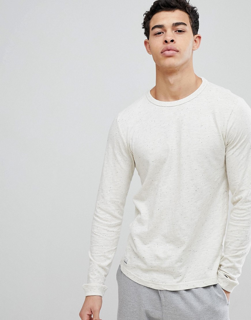 Tommy Hilfiger Crew Neck Long Sleeve Top - White
