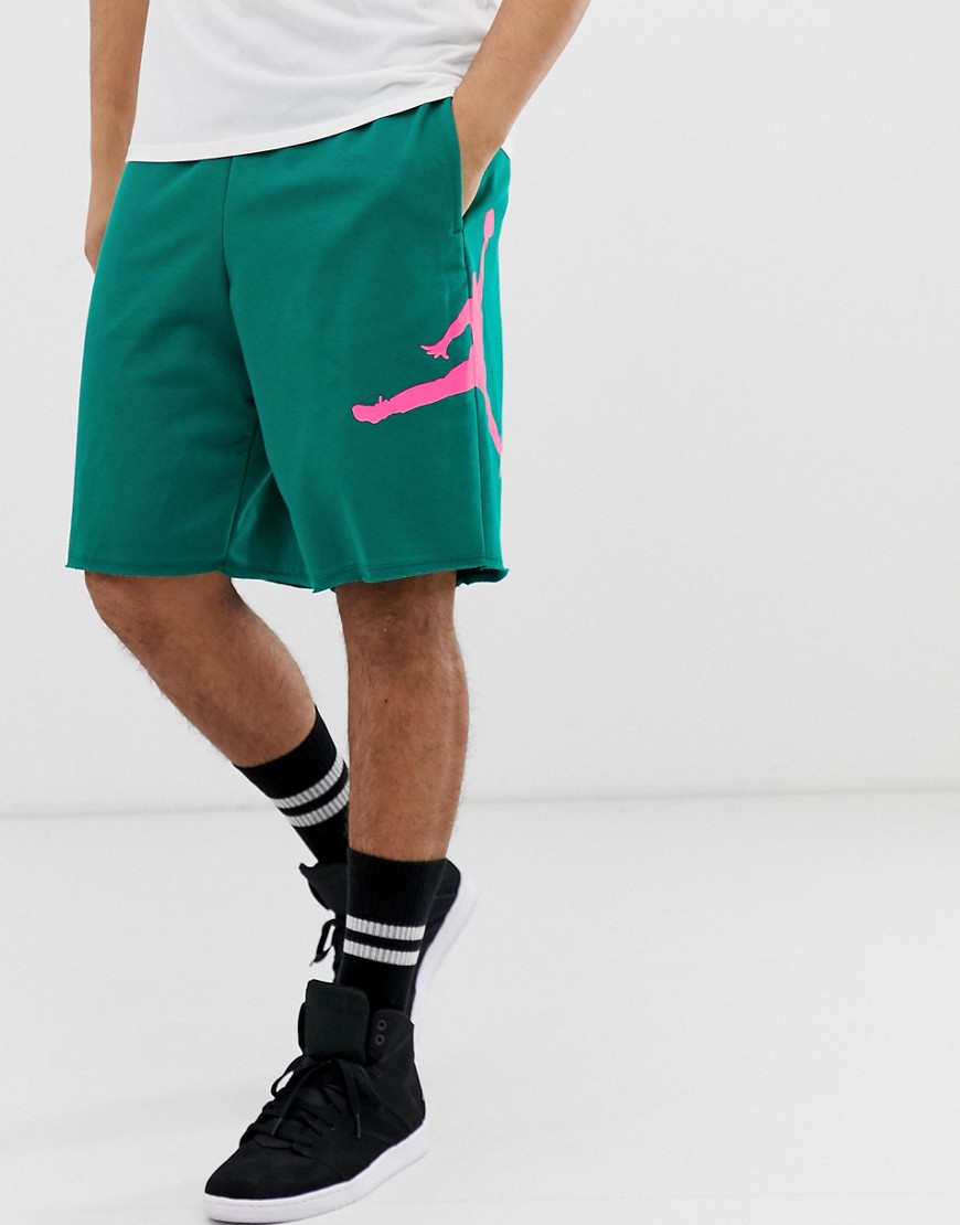 Nike Jordan jersey shorts in teal