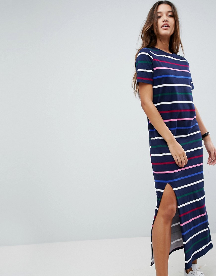 ASOS Ultimate T-Shirt Maxi Dress in Stripe - Stripe