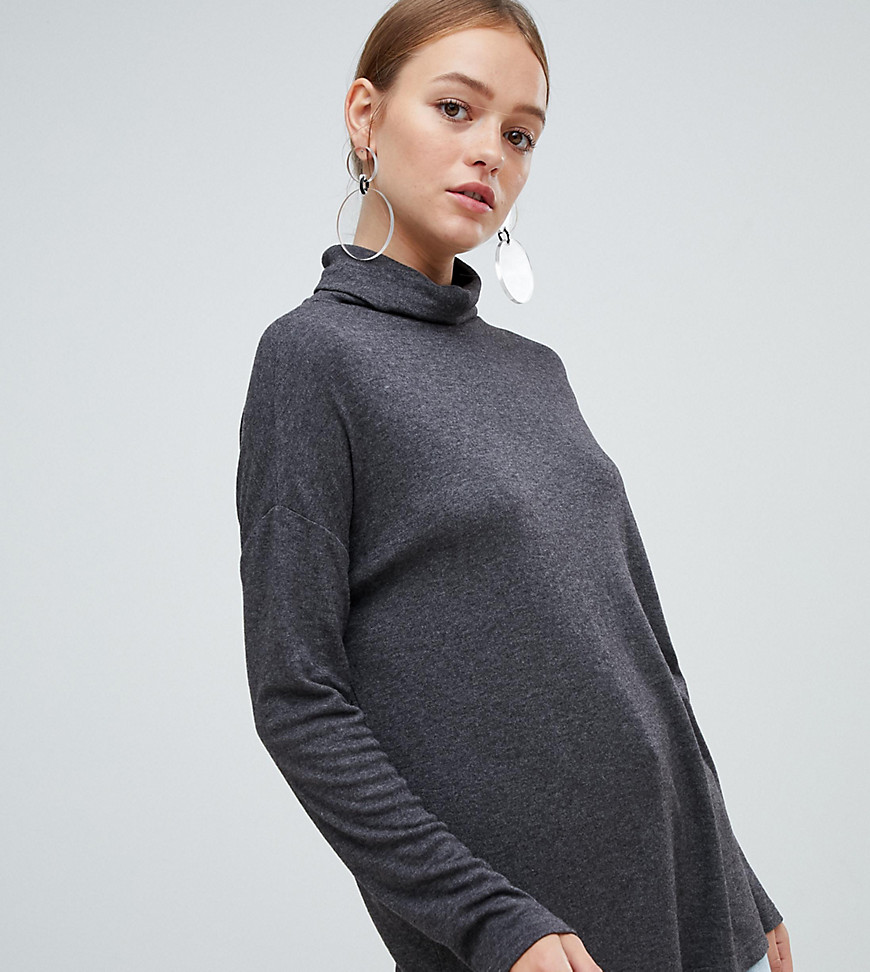 New Look Brushed Roll Neck Top