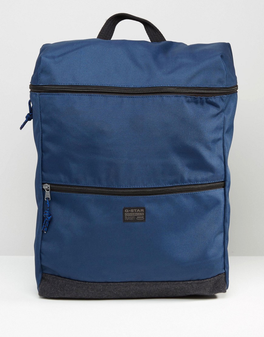 G-Star Backpack In Black - Blue