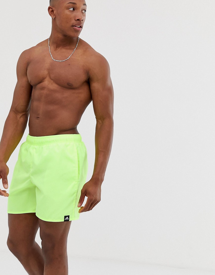 Adidas swim shorts in green