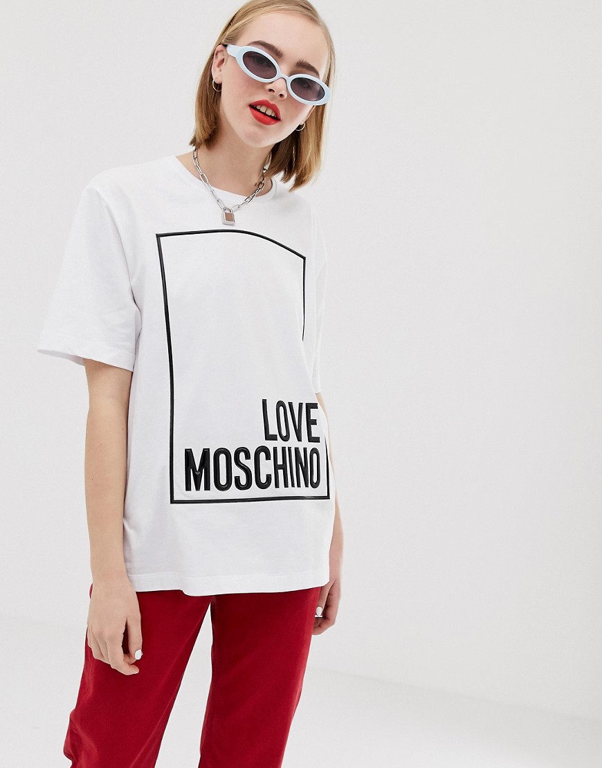 Love Moschino logo box t-shirt
