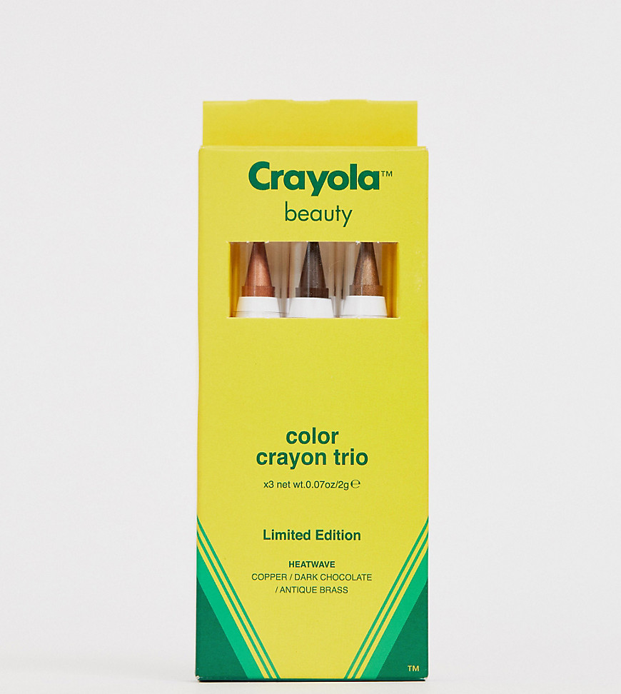 Crayola Colour Crayon Trio Heat Wave - Face Crayons