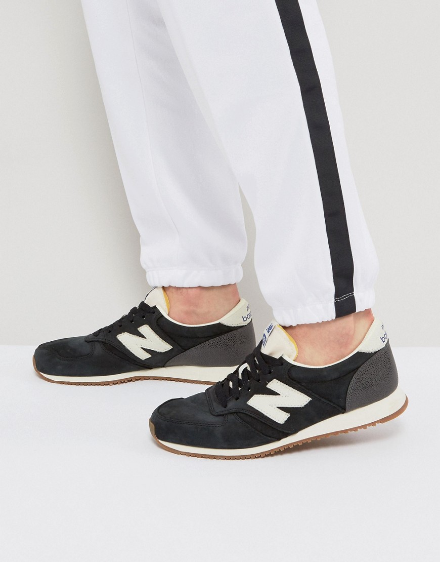 Черные кроссовки New Balance 420 Gum U420LBL - Черный 