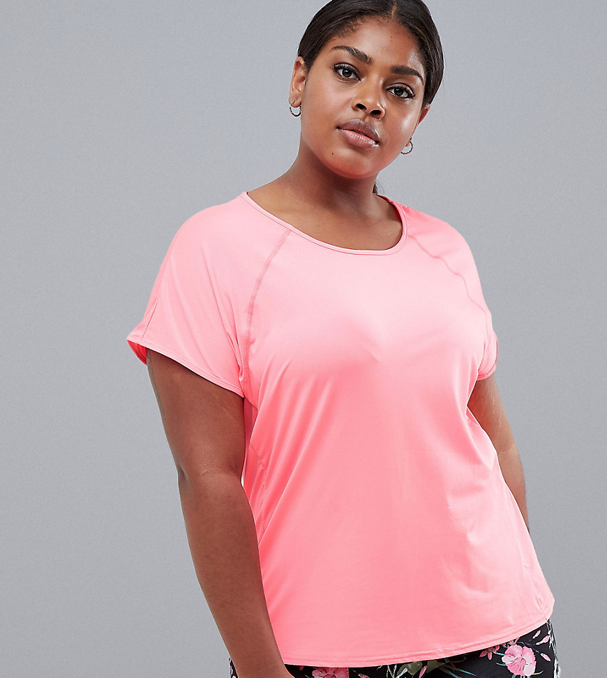Only Play Curvy Plus Loose Training Tee - Pink